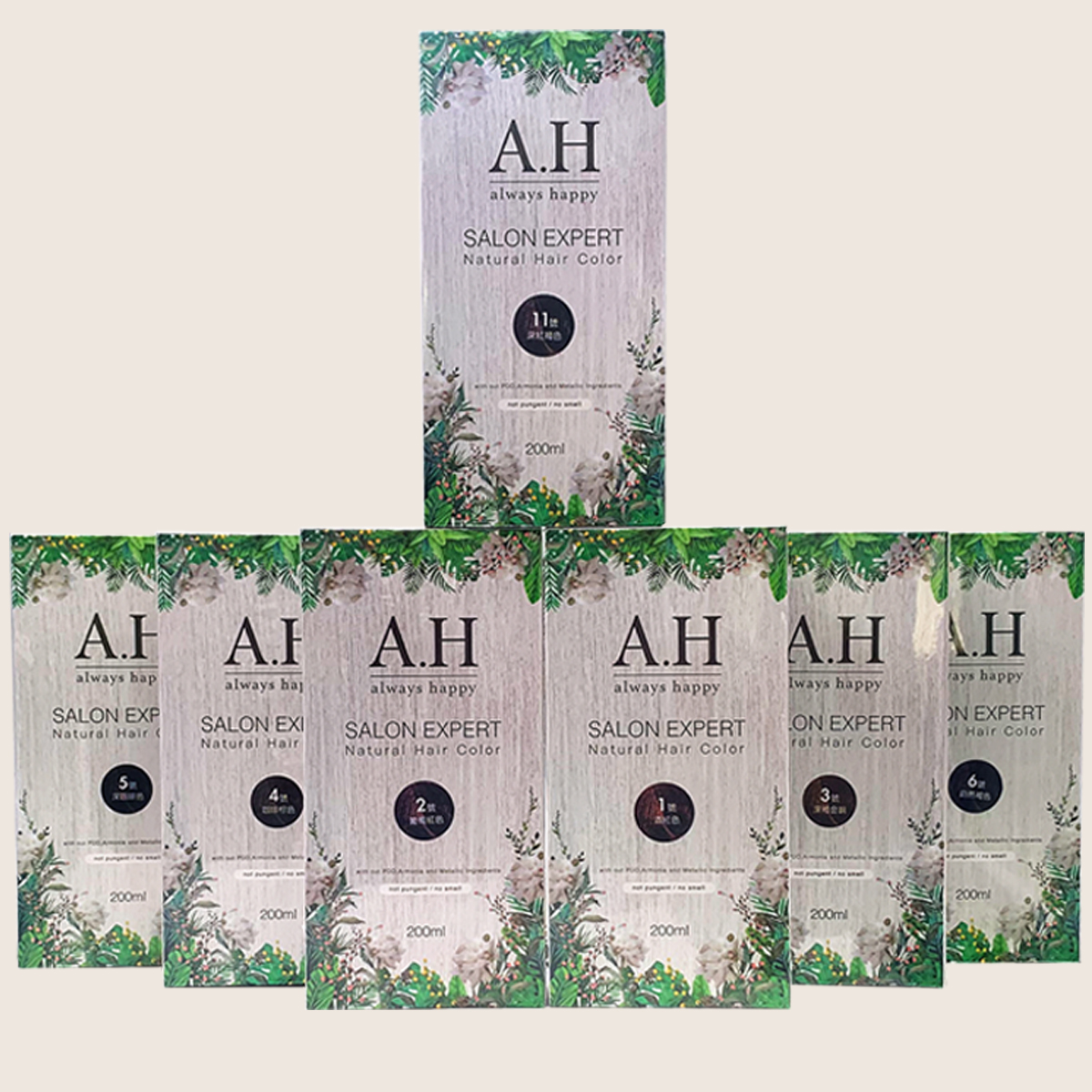 草本護髮染髮霜